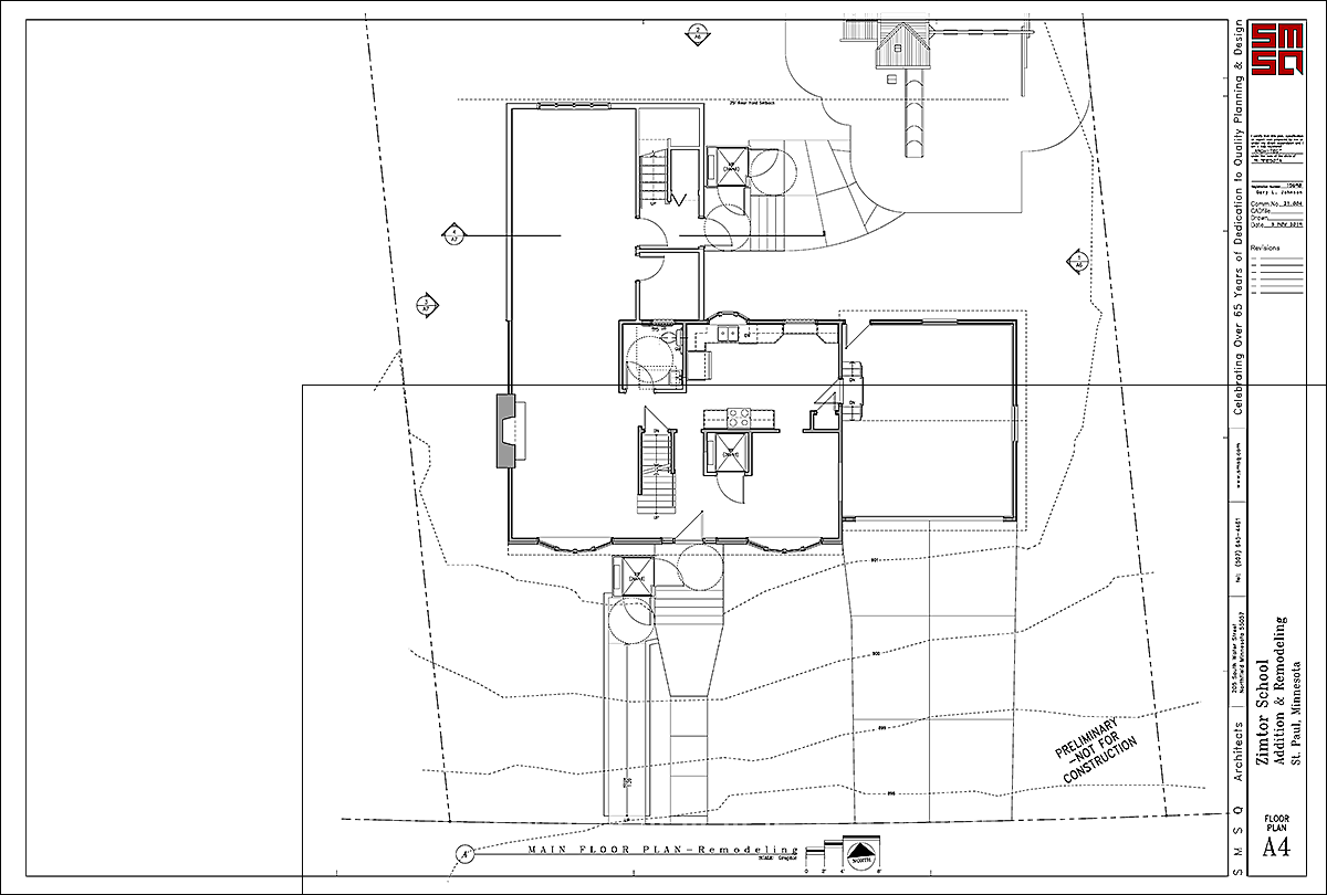 Architect's First Floor Plan