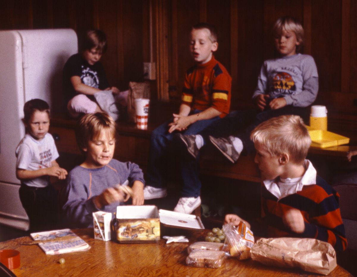 Children at lunch